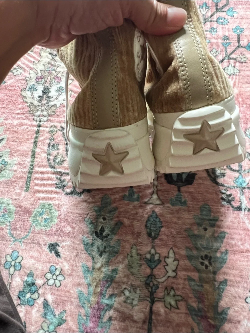 Converse Run Star Hike Shoes Corduroy Platform